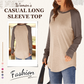 ⏰Hot Sale 49% OFF🔥Women's Casual Long Sleeve Round Neck Top