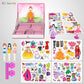 🔥2025 Hot Sale 50%OFF🎁👗Magnetic Princess Dress Up Paper Doll👸