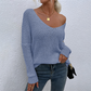 👑Hot Sale 49% Off🔥Graceful Loose V-Neck Pullover Knit Top