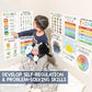 🎁Last Day 49% OFF🔥12 Calming Corner Classroom Posters - Feelings Wheel Chart & Emotions Poster For Kids