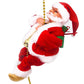 🎅2025 BEST GIFT -50% OFF🔥Electric Chimney Climbing Santa Claus Musical Toys