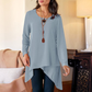 🍂Autumn Hot Sale 49% OFF🔥Women's Long Sleeve Asymmetrical Hem T-Shirt