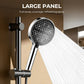 🔥BIG SALE 50% OFF🚿 High-Pressure Adjustable Rainfall Shower Head – 360° Tilt, Easy Clean Surface, Compatibility with Standard Shower Hoses 💧
