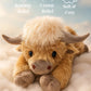 🎁Christmas Gift Toy 50% OFF🐂🎉Cute Cartoon Highland Cow Cuddly Toy