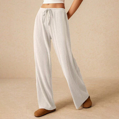 🔥Hot Sale 49% OFF💞Women’s Casual Soft Wide-Leg Pants With Drawstring