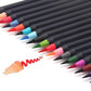20🌈 Vibrant Colors ✒️ Waterproof Brush Pen Set