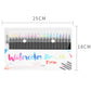 20🌈 Vibrant Colors ✒️ Waterproof Brush Pen Set