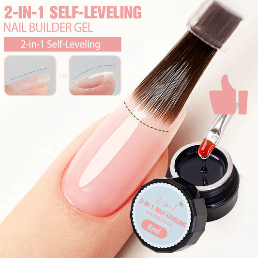 ⏰BUY 1 GET 1 FREE!!✨2-in-1 Self-Leveling Nail Builder Gel