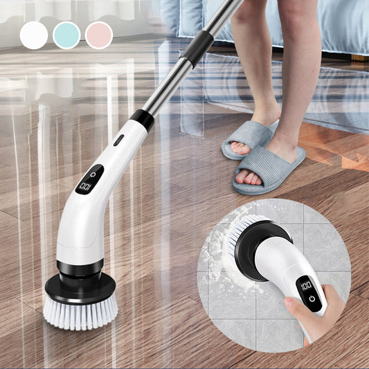 📢Limited Sale - 50% Off !!⏰ 9-in-1 Electric Cleaning Brush – Multi-Attachment, Powerful & Cordless for Deep Cleaning 🧽