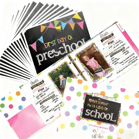 🌈🎓 School Keepsake Memory Book Kit ✨