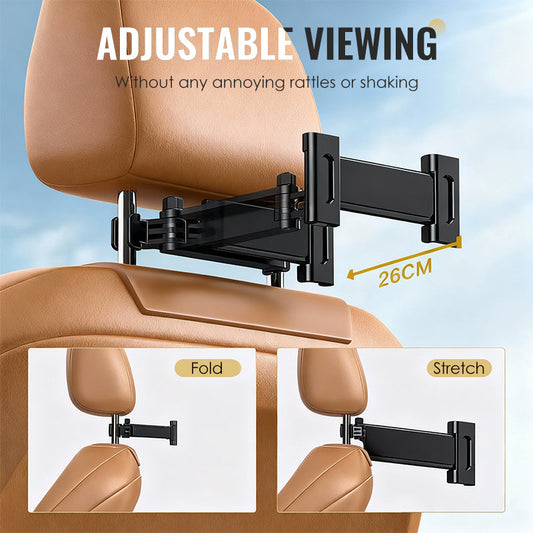 🔥Hot Sale 50% OFF 🚗📱Telescopic Car Headrest Holder for Phones & Tablets