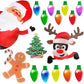 🔥Christams Hot Sale 49% OFF🔥Reflective Light Bulb Magnet Decoration Set