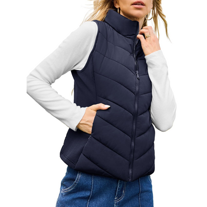 ⏳ Limited time 50% OFF! 💥Women's Warm Stand Collar Vest