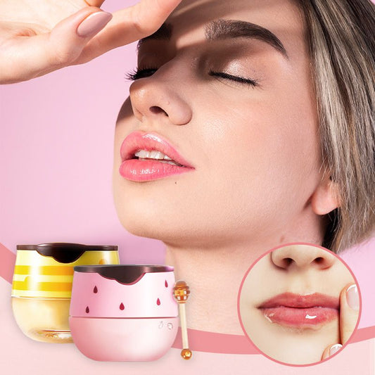 🔥BUY 1 GET 1 FREE🎁Nourish Hydrating Honey Lip Balm Mask🍯Soften Lips and Exfoliation