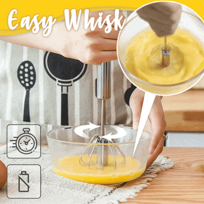 💥Hot Sale 49% OFF💥Stainless Steel Semi-Automatic Whisk