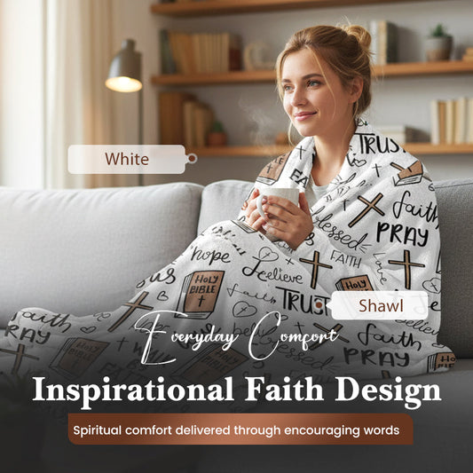 🔥Winter Special Sale 60% OFF🎁Faith-Inspired Cozy Ultra-Soft Throw Blanket