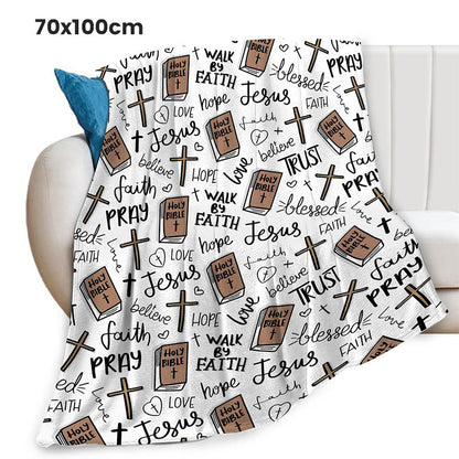 🔥Winter Special Sale 60% OFF🎁Faith-Inspired Cozy Ultra-Soft Throw Blanket