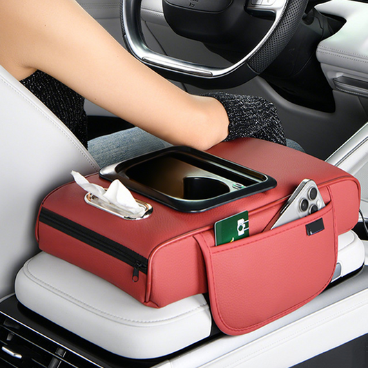 🎁Last Day Special Offer-50% OFF✨Car Armrest Organizer with USB Charging Ports