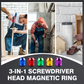 🔥Last Day Promotion 49% OFF🔥3-in-1 Screwdriver Head Magnetic Ring