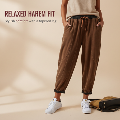 ⏰This Week's Special Sales-60% OFF🔥Women's Thermal Fleece-Lined Harem Pants With Pockets