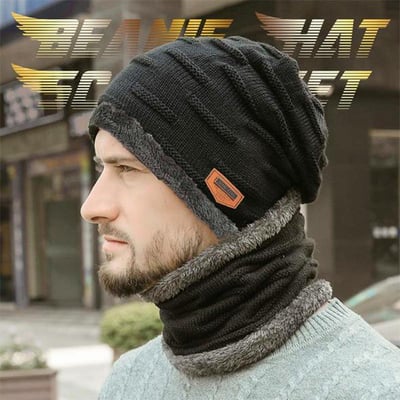 🎁Last Day Special Offer-50% OFF✨Warm Beanie Cap With Scarf