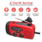 📻 Hand-Crank Solar Emergency Radio with Flashlight & Phone Charging
