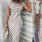 🥳2026 HOT SALE 50% OFF! 💞Women's Knot Bodycon Dress – Leopard print, tummy-flattering knot. Comfy & chic.✨🌹