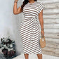 🥳2026 HOT SALE 50% OFF! 💞Women's Knot Bodycon Dress – Leopard print, tummy-flattering knot. Comfy & chic.✨🌹