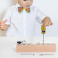 📢🥳Last Day Promotion 50% Off!!🪵Montessori Wooden Screw Driver Board Toy