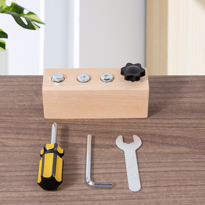 📢🥳Last Day Promotion 50% Off!!🪵Montessori Wooden Screw Driver Board Toy