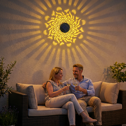 📢📢60% OFF !!!⏰Solar-Powered Mandala Projector Light