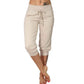 🥳SUMMER HOT SALE - 50% OFF! 🔥Drawstring Waist Cropped Sweatpants for Lounging 🏠💤