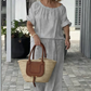 ⏳Time-Limited Special Sale 60% OFF⏰Women's Drawstring Top & Pants 2-Piece Set🌸