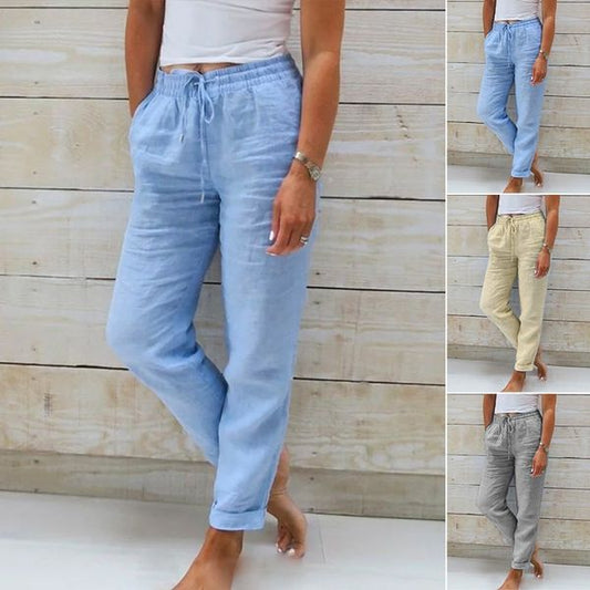 🥳2026 HOT SALE👖🌸 50% OFF! Cotton Linen Wide Leg Pants – Breathable & soft for summer.  🌿✨
