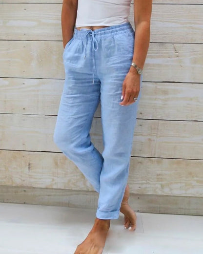 🥳2026 HOT SALE👖🌸 50% OFF! Cotton Linen Wide Leg Pants – Breathable & soft for summer.  🌿✨