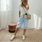 ⏳Time-Limited 50% OFF! 👖⏰Women’s Casual Cotton Linen Capris