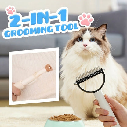 ⏳Limited Sale 49% OFF💥2-in-1 Pet Dematting Comb & Hair Remover Roller