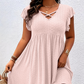📢Last Day 50% Off!!⏰Women's V-Neck Ruffle Trim Dress