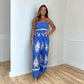 ⏳Last Day-50% OFF!!🌸Women's Sleeveless Halter Wide-leg Jumpsuit