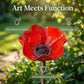 🔥Hot Sale-50% Off🌺Handmade Metal Flower Garden Stake🐦