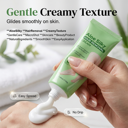🏆 Last Day Special Price £7.99! 🔥Buy 1 Get 1 Free🎁Gentle Aloe Vera Hair Removal Cream💖