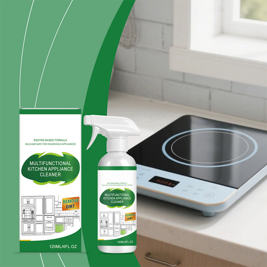 ⏰Hot Sale 50% OFF - Buy 2 Get 1 Free🧴 Multi-Use Kitchen Appliance Cleaner – Spray, Wipe, Shine🍽️