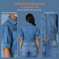 📢📢Last Day-50% OFF!!⏰ Women's Puff Short Sleeve Cropped Denim Jacket