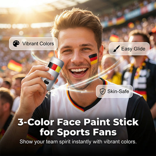 🏆🌈 FLASH SALE 49% OFF!🎉National Flag Face Paint Stick for Sports Fans ⚽