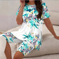 🌈✨ FLASH SALE 49% OFF! 👚 Women’s Printed Tunic Top & Shorts Set🩳
