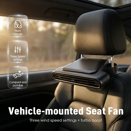 🔥LAST DAY SALE 49% OFF🏆 Car Seat Fan – 3 Speed Clip-On Fan | USB-C Charging ⚡