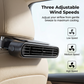 🔥LAST DAY SALE 49% OFF🏆 Car Seat Fan – 3 Speed Clip-On Fan | USB-C Charging ⚡
