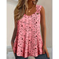 🌸 Women's Floral Print Tank Top – Chic V-Neck & Flowy Fit – Summer Wardrobe Essential 🌞