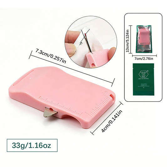 ✂️ 50% OFF🥳50K+ SOLD!🧵Multi‑functional Seam Guide & Ripper – Guide, rip, measure in one. Retractable blade, pocket‑size. A must for every sewist! 🪡✨