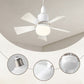 ⏰Summer Hot Sale 50% OFF🎁2-in-1 Portable Ceiling Fan & Light With Remote Control